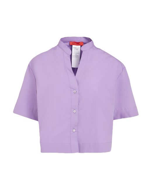 MAX&Co. Purple Madre Light Shirt Cotton