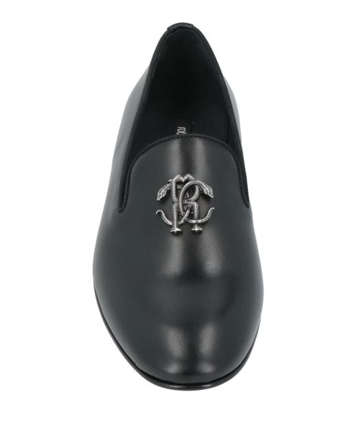 Roberto Cavalli Black Loafer for men