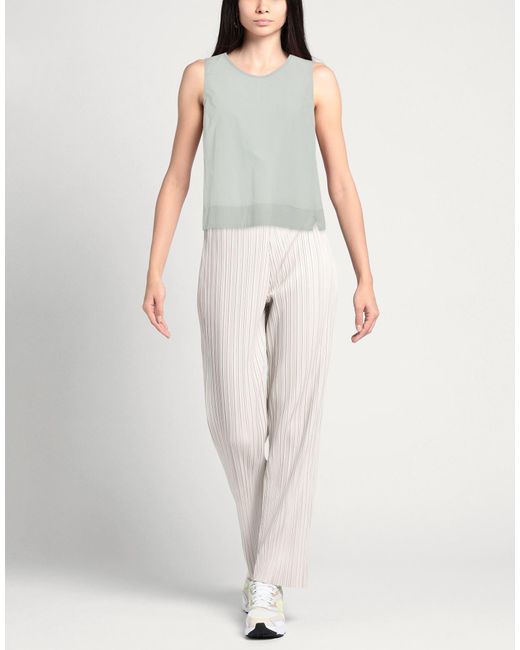 ROSSO35 Gray Sky Top Cotton, Polyester