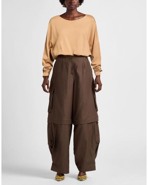 ViCOLO Natural Camel Sweatshirt Viscose, Polyamide, Elastane