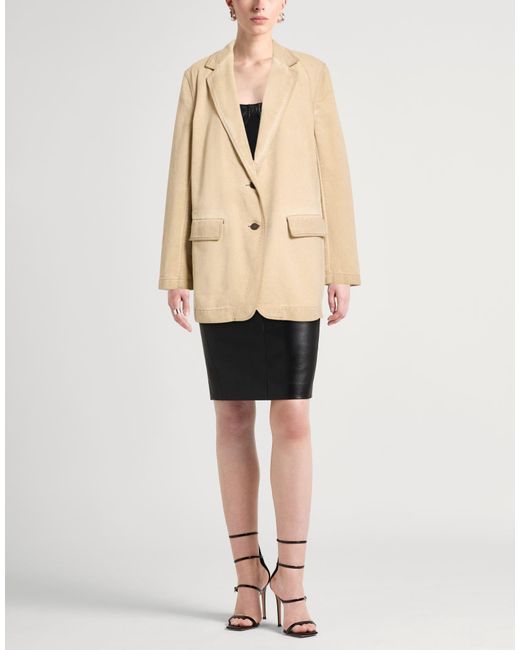 Uma Wang Natural Blazer Cotton, Polyester