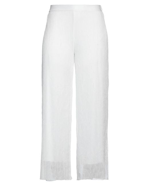 ELISA CAVALETTI by DANIELA DALLAVALLE White Trouser