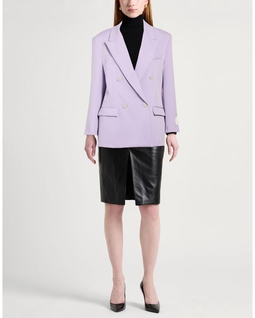 ViCOLO Purple Blazer Polyester, Elastane