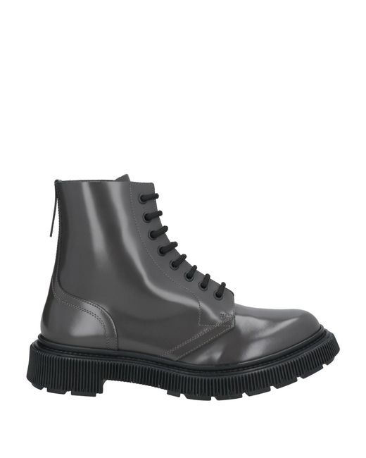Adieu Black Ankle Boots for men
