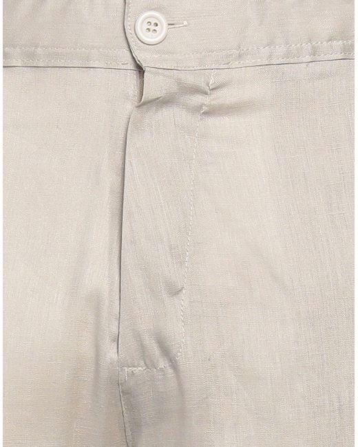 Franzese Collection White Pants Linen for men