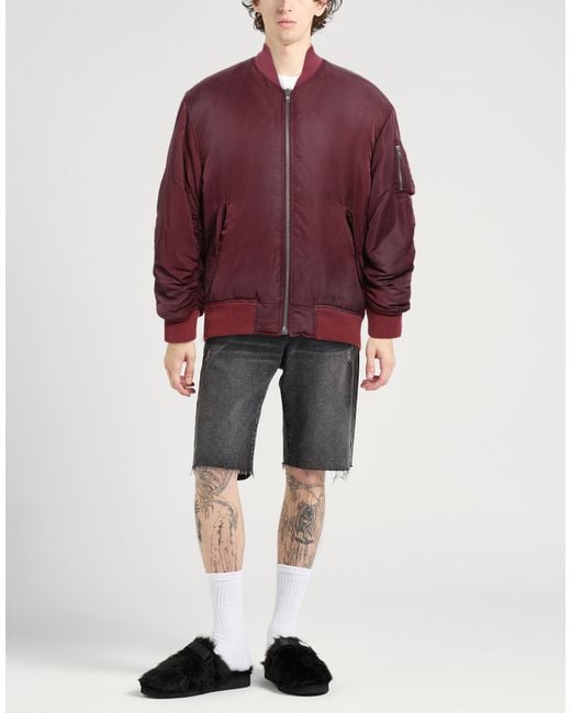 Magliano Red Burgundy Jacket Polyamide, Polyester for men