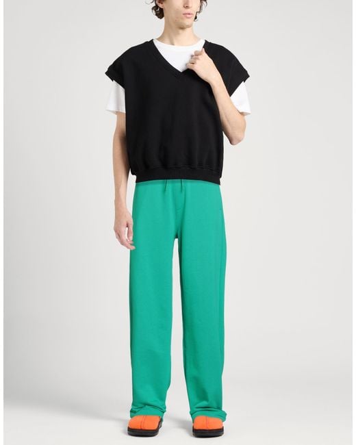 MSGM Green Trouser for men