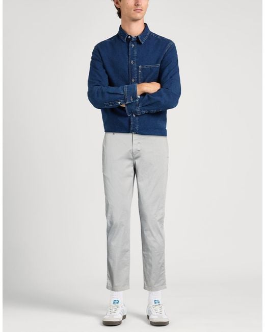 Berna Gray Pants for men