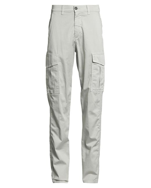 Eleventy Gray Pants Cotton, Elastane for men