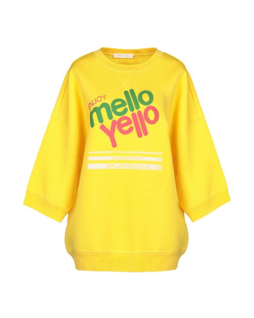 Marc Jacobs Yellow Mello Yello Short Sleeve Sweatshirt