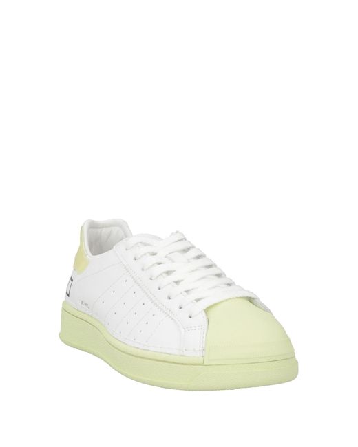 Date White Sneakers Leather