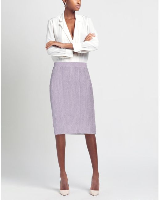 Dorothee Schumacher Purple Midi-Rock