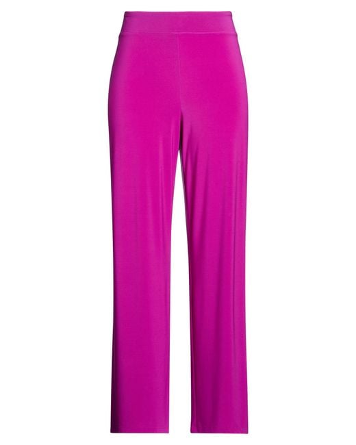 Joseph Ribkoff Pink Pants Polyester, Elastane
