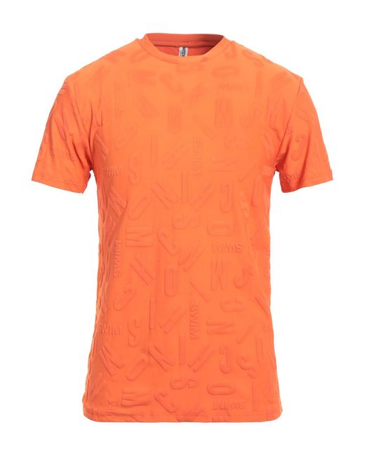 Moschino Orange T-shirt for men
