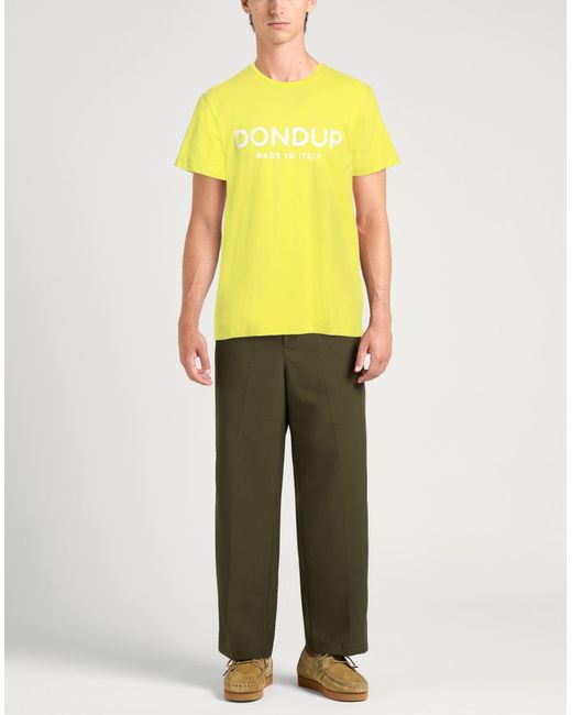 Dondup Yellow T-shirt for men