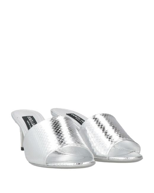 Dolce & Gabbana White Sandals