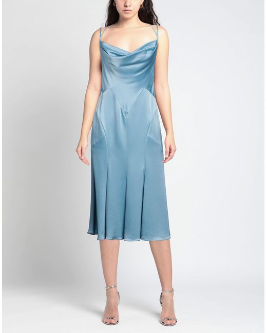 Trussardi Blue Midi-Kleid