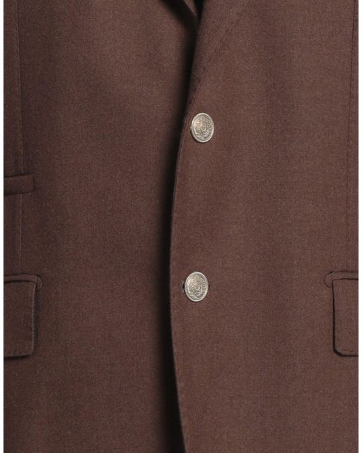 Eleventy Brown Blazer Wool for men