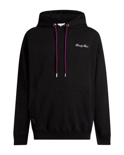 FAMILY FIRST Black Sweatshirt Cotton for men