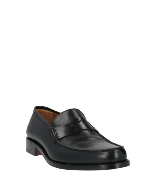 Moreschi Black Loafers Leather for men