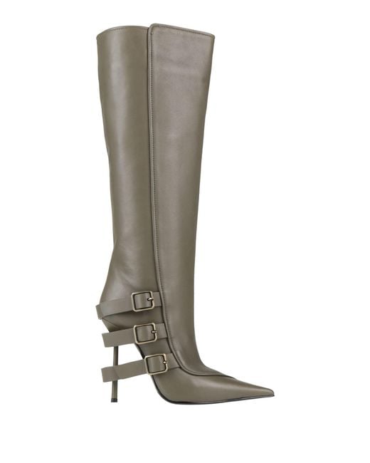Le Silla Brown Military Boot Leather