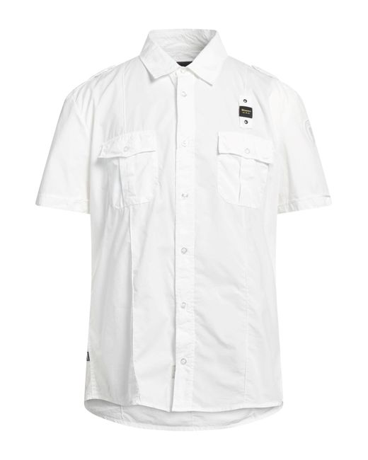Blauer White Shirt for men