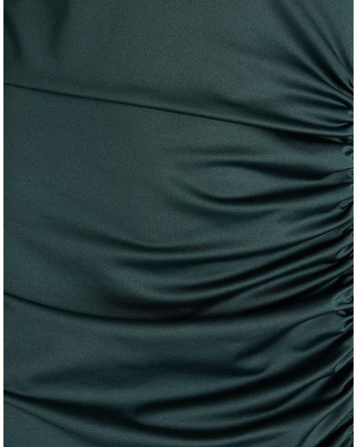 Victoria Beckham Green Maxi Dress Polyester, Elastane