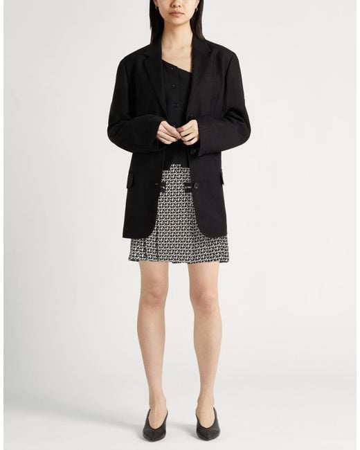 Liu Jo Black Mini Skirt Polyester, Elastane