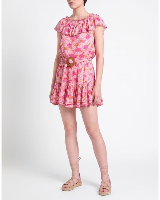 Poupette Pink Mini Dress Viscose