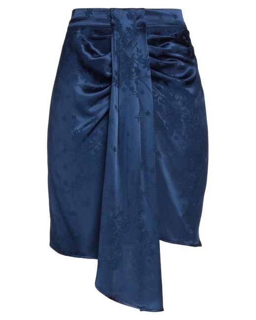Sabina Musayev Blue Mini Skirt