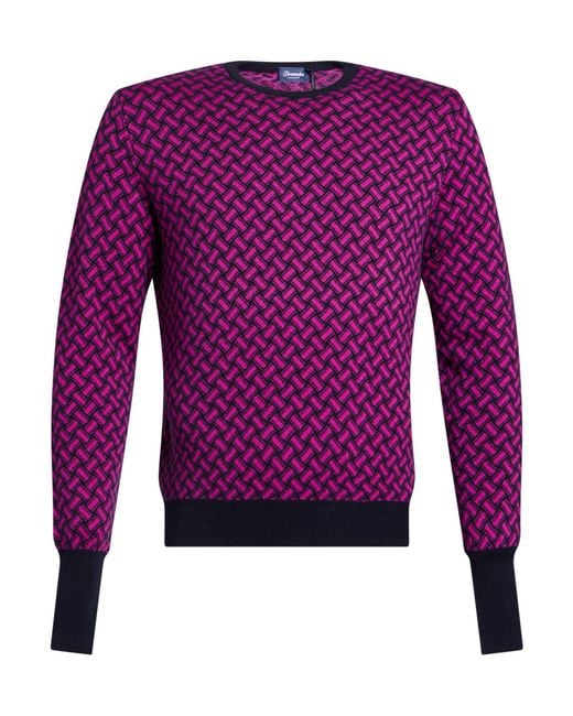 Pullover Drumohr pour homme en coloris Purple