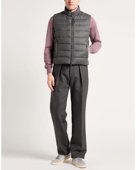 Chompa Sin Mangas Moorer de hombre de color Gray