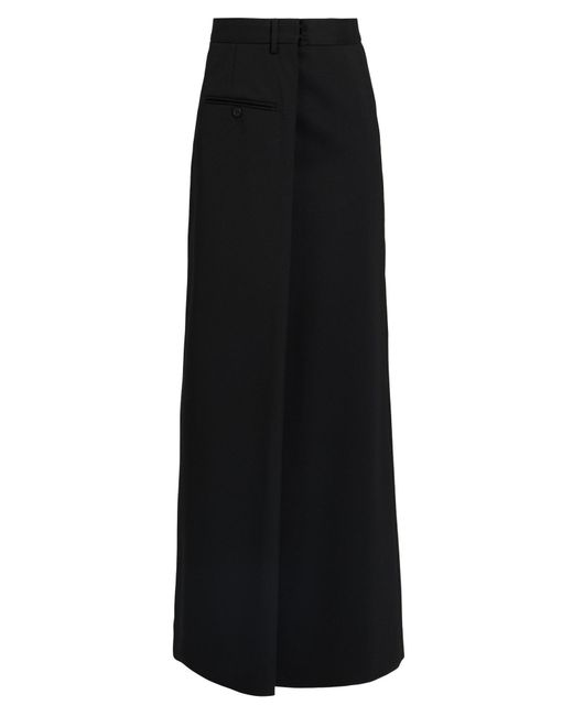 MM6 by Maison Margiela Black Maxi Skirt
