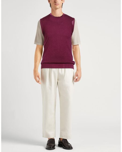 Bob Purple Sweater Wool for men