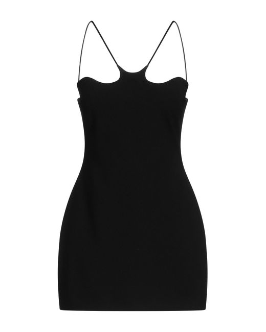 Monot Black Mini Dress Polyester