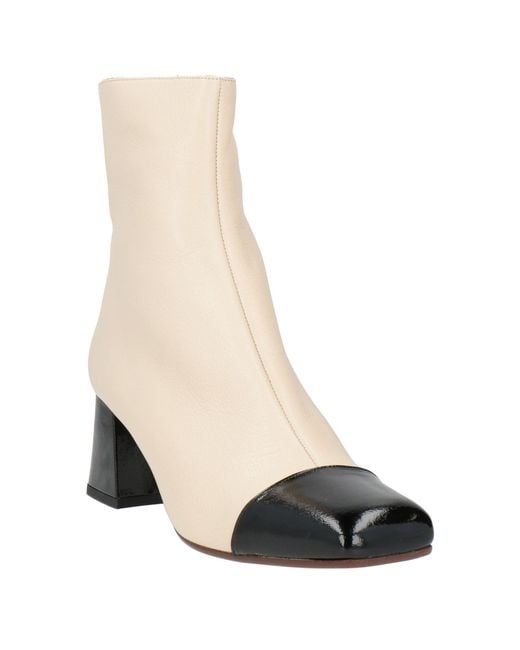 Chie Mihara Natural Ankle Boots Leather
