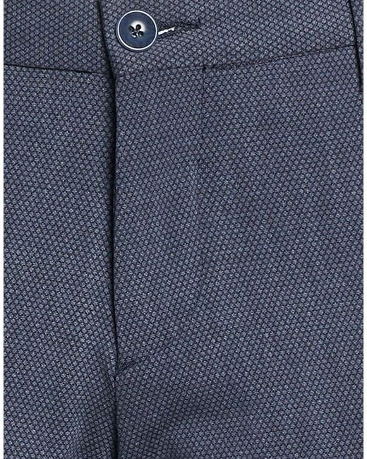 AT.P.CO Blue Pants Cotton, Polyester, Elastane for men