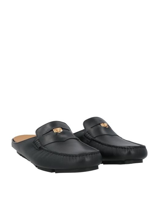 Versace Black Mules & Clogs for men