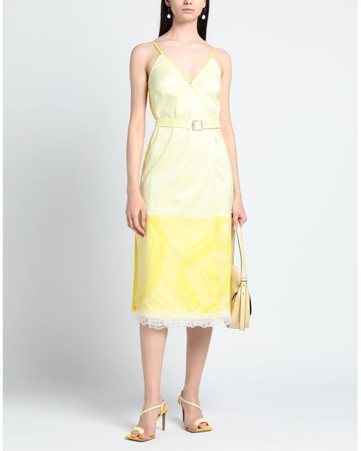 Koche Yellow Midi Dress