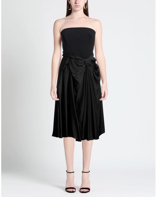 Viktor & Rolf Black Midi Dress