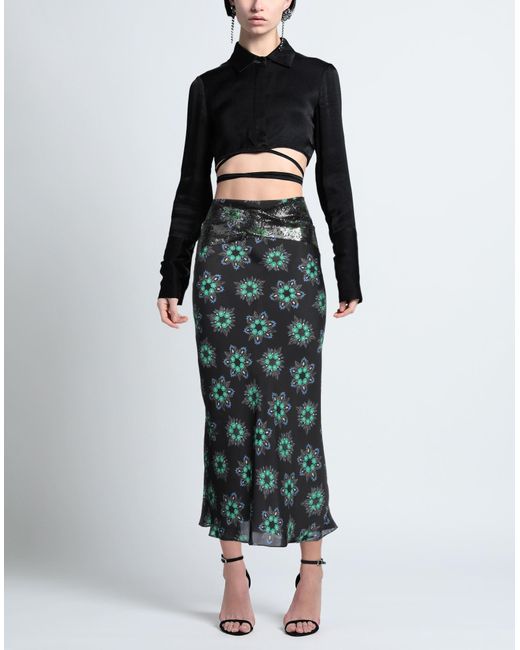 Rabanne Green Maxi Skirt