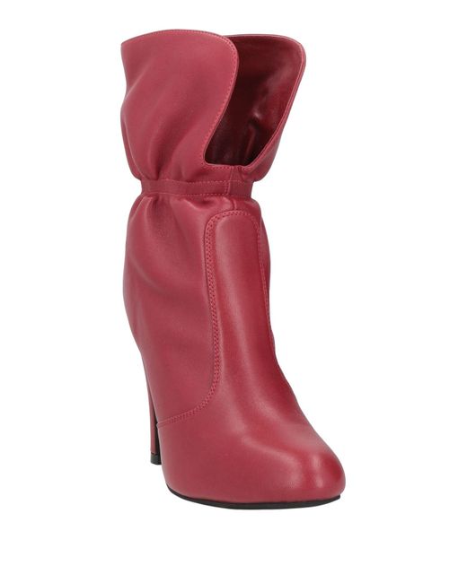 Jeffrey Campbell Red Ankle Boots