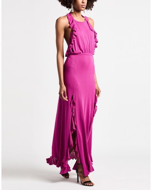 Twinset Purple Maxi Dresses