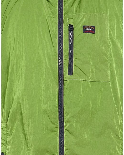 Paul & Shark Green Light Vest Nylon for men