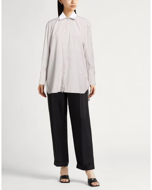 Max Mara White Shirt Cotton, Elastane