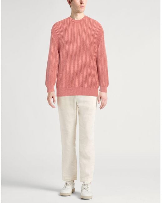 Agnona Pink Sweater Silk, Cashmere, Cotton for men