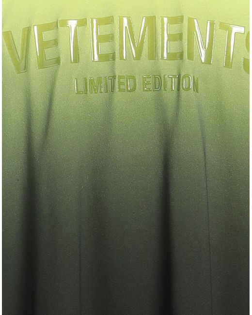 Camiseta Vetements de hombre de color Green