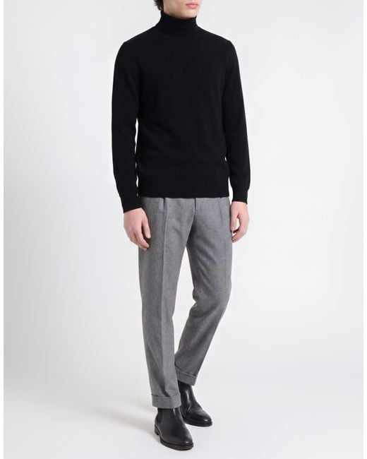 Altea Black Turtleneck Cashmere for men