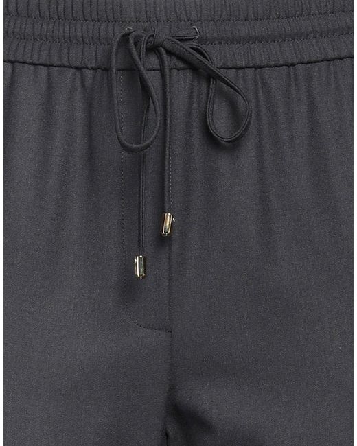 ESCADA Gray Charcoal Pants Virgin Wool, Elastane