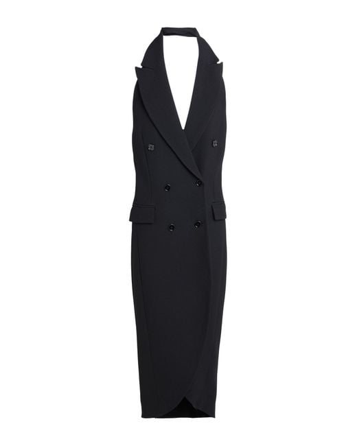 Michael Kors Blue Midi Dress Acetate, Viscose